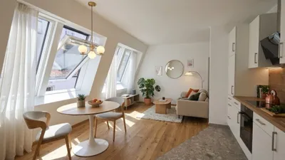 E R S T B E Z U G - Reizende 2-Zimmer-Wohnung mit schöner Dachterrasse