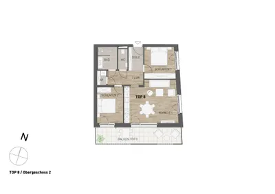 3-Zimmer-Wohnung kaufen in Graz – 67,35 m², € 506.000 – Bild 5 von 6