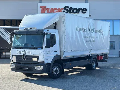 Mercedes-Benz Atego 1224 L 4x2 Pritsche mit Plane und LBW LKW über 3,5t