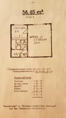 1-Zimmer-Wohnung mieten in Leoben – 39 m², € 369 – Bild 5 von 5