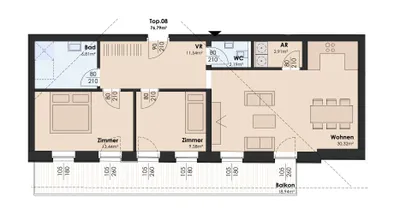 3-Zimmer-Wohnung kaufen in Kufstein – 76,79 m², € 995.000 – Bild 4 von 4