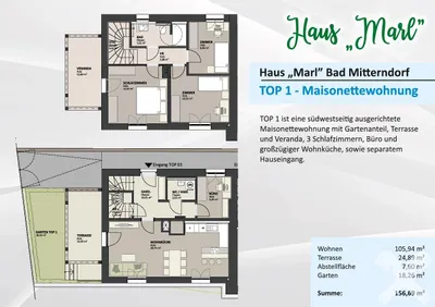 5-Zimmer-Wohnung kaufen in Liezen – 105,94 m², € 660.000 – Bild 3 von 3
