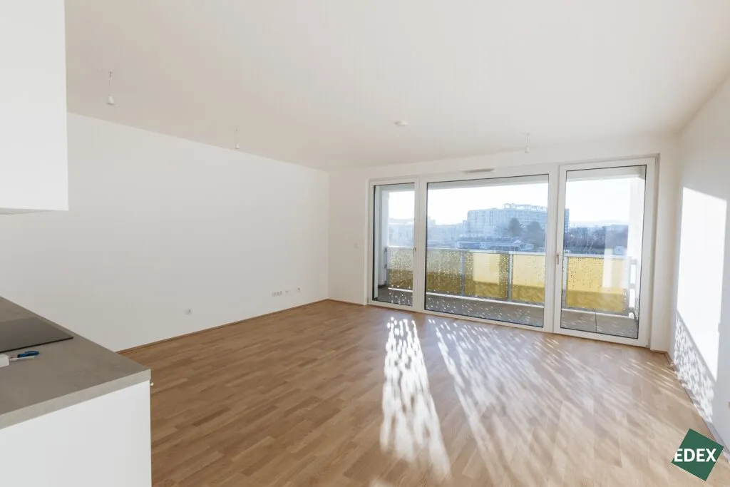 PROVISIONSFREI - ERSTBEZUG - Bezugsfertige, sonnige 3-Zimmer-Eigentumswohnung mit Loggia und Küche - Ansicht 2