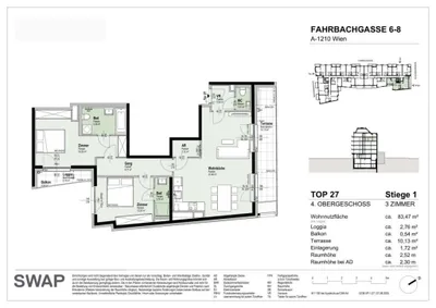 3-Zimmer-Wohnung kaufen in Wien – 83,47 m², € 598.900 – Bild 35 von 35