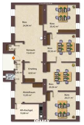 5-Zimmer-Gewerbeimmobilie mieten in Wien – 160 m², € 1.617 – Bild 9 von 9