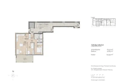 3-Zimmer-Wohnung kaufen in Vöcklabruck – 63,12 m², € 534.000 – Bild 5 von 6