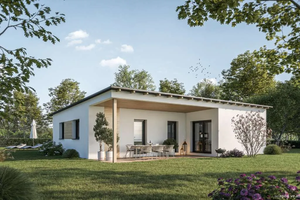 AKTIONSHAUS Bungalow 100 m² - belagsfertig nur € 229.999, -! - Ansicht 2