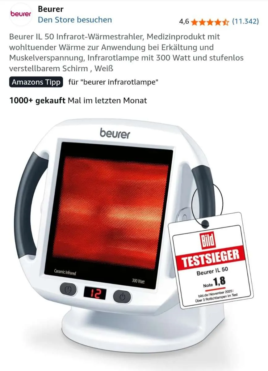 Beurer IL 50 Infrarot-Wärmelampe, € 45,- (8020 Graz)