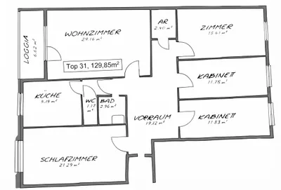 5-Zimmer-Wohnung kaufen in Wien – 129,85 m², € 445.000 – Bild 11 von 11