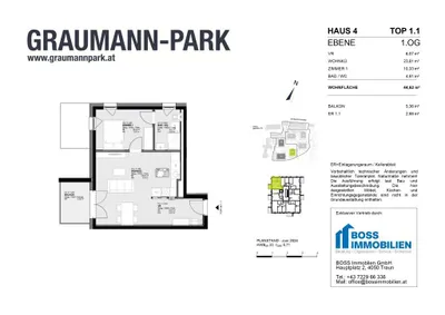 2-Zimmer-Wohnung kaufen in Linz Land – 44,62 m², € 252.300 – Bild 14 von 14