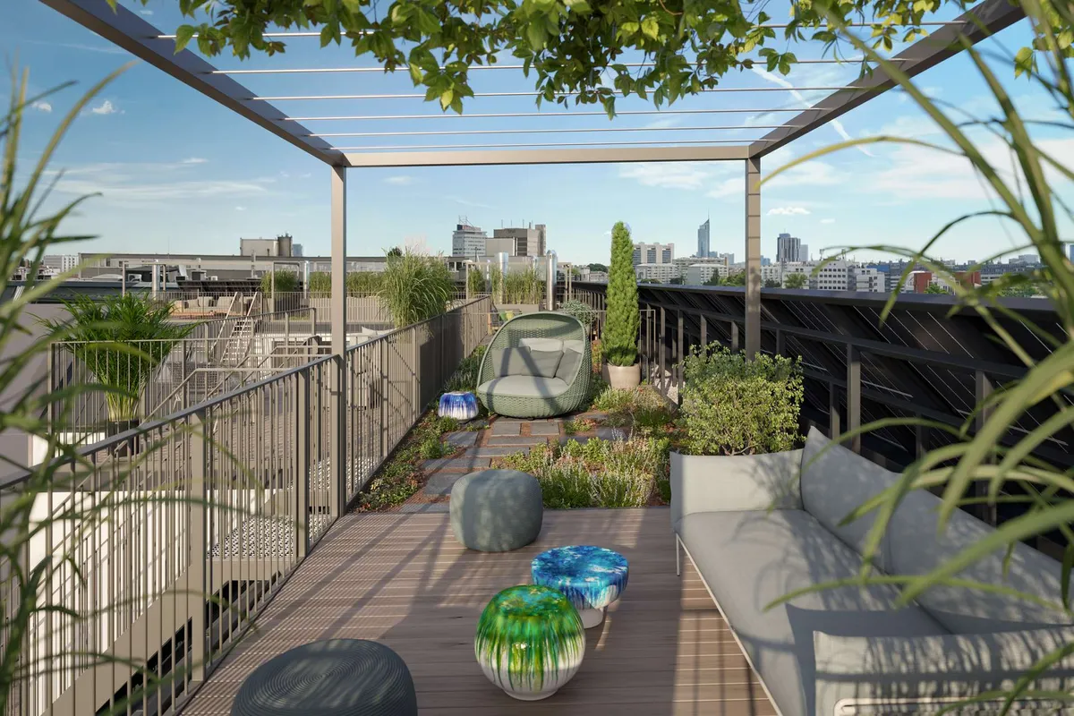 Energieeffiziente Maisonette mit Dachterrasse und Kühlung in Döbling | Top 36 – pohled 2