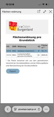 Grundstück kaufen in Güssing – 3 438 m², € 23.000 – Bild 2 von 2