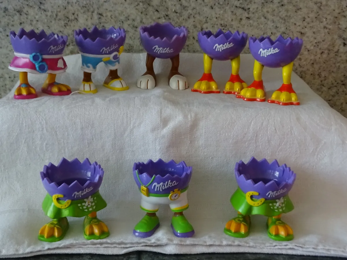 8 Stück Milka Eierbecher, € 14,- (1100 Wien)
