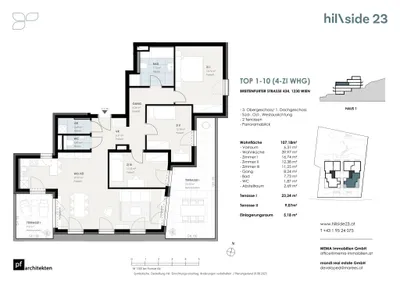 4-Zimmer-Wohnung kaufen in Wien – 107,18 m², € 749.500 – Bild 1 von 15