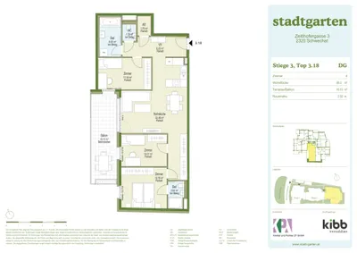 4-Zimmer-Wohnung kaufen in Bruck an der Leitha – 89,4 m², € 541.800 – Bild 10 von 11