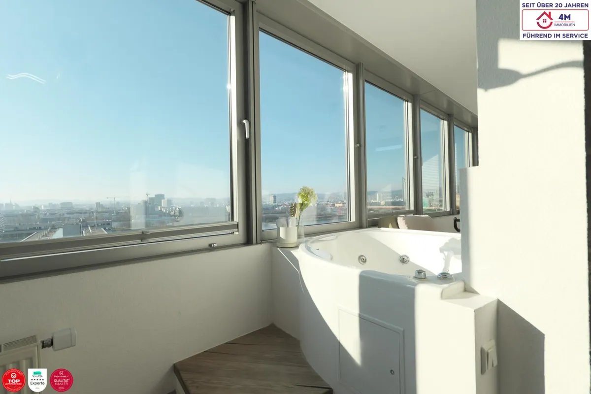 NEUER PREIS! Repräsentative großzügige Wohnung /Fernsicht / über 200 m² / Loggien auf zwei Etagen - Ansicht 2