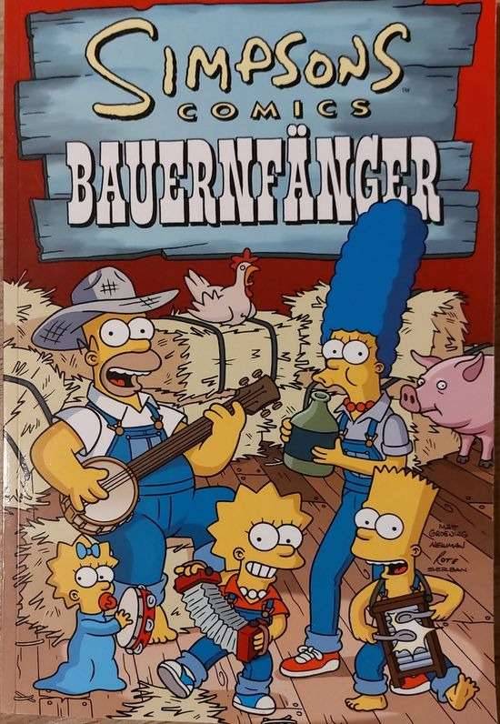 Simpsons Comics und Sonderbände (Ausgabendetails in Anzeige)