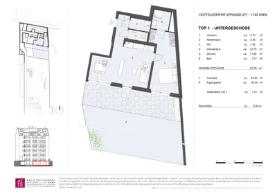 2-Zimmer-Wohnung kaufen in Wien – 52,75 m², € 435.000 – Bild 18 von 20