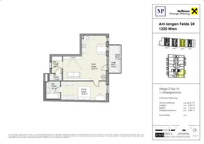 2-Zimmer-Wohnung kaufen in Wien – 62,21 m², € 451.200 – Bild 8 von 8