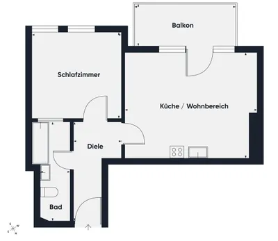 2-Zimmer-Wohnung mieten in Linz – 42 m², € 719 – Bild 10 von 10