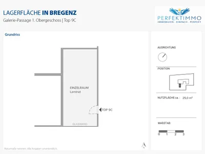 Gewerbeimmobilie mieten in Bregenz – 25 m², € 353 – Bild 7 von 7