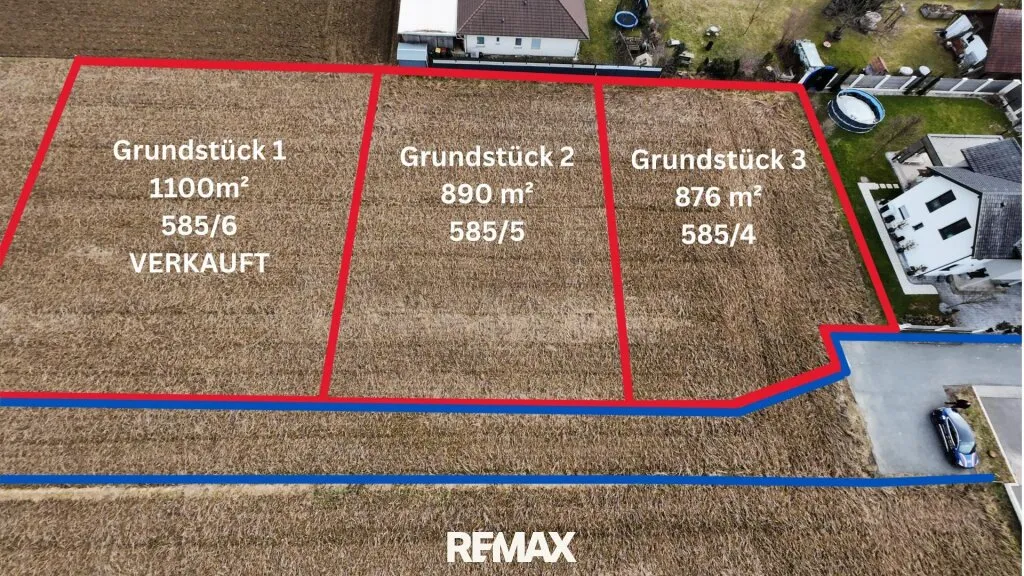 Grundstück Nr 2 mit 890 m² in Top-Lage - Gralla bei Leibnitz zu verkaufen - Ansicht 2