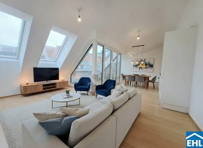 Klimatisierte Dachgeschoßwohnung nahe der Innenstadt