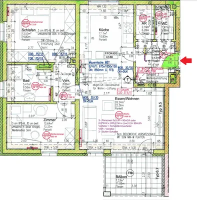 3-Zimmer-Wohnung mieten in Südoststeiermark – 75,2 m², € 976 – Bild 12 von 12