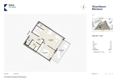 2-Zimmer-Wohnung kaufen in Salzburg-Umgebung – 53 m², € 244.000 – Bild 4 von 5