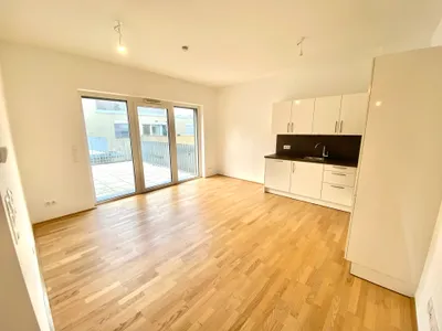 16 m² Terrasse: 2 Zimmer Wohnung in absoluter Ruhelage nahe Strebersdorf in 1210 Wien zu mieten – Bild 3