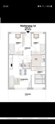 4-Zimmer-Wohnung mieten in Graz-Umgebung – 68 m², € 1.380 – Bild 14 von 15