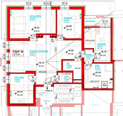 4-Zimmer-Wohnung mieten in Vöcklabruck – 108 m², € 1.300 – Bild 2 von 2