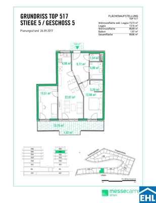 3-Zimmer-Wohnung mieten in Wien – 73,73 m², € 1.700 – Bild 7 von 7