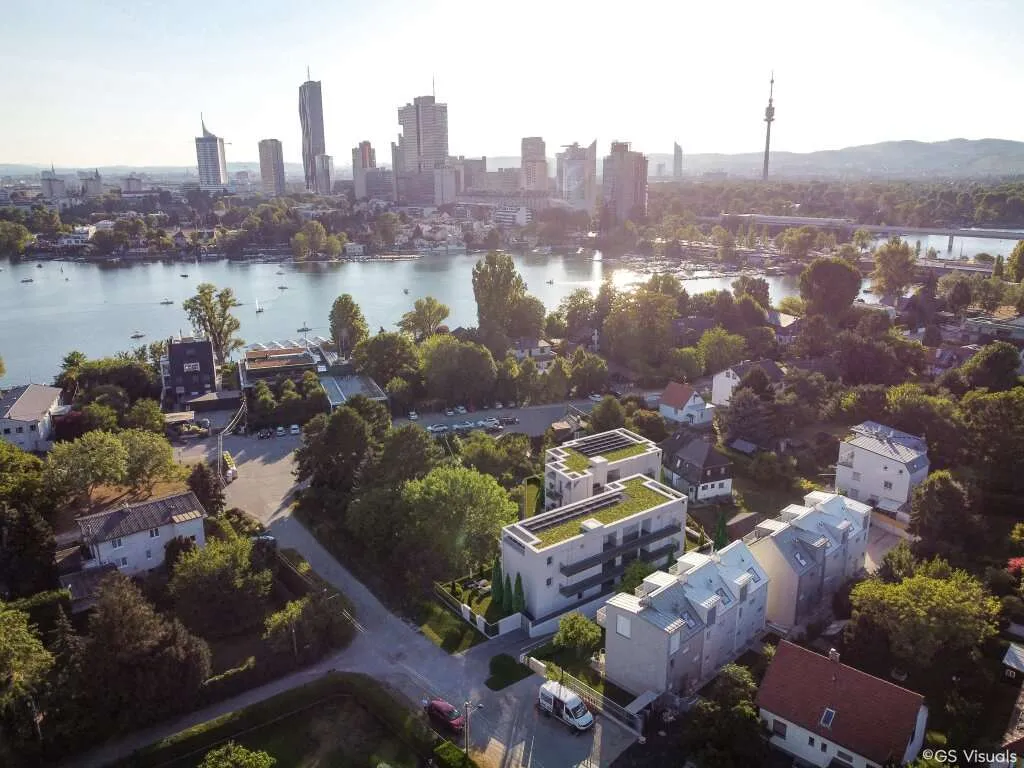 Exklusive Erstbezugswohnung mit Balkon an der Alten Donau - Ansicht 2