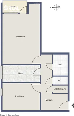 2-Zimmer-Wohnung kaufen in Salzburg Stadt – 50 m², € 234.000 – Bild 9 von 9