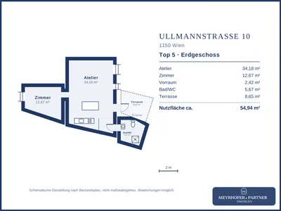 2-Zimmer-Immobilie kaufen in Wien – 55 m², € 199.000 – Bild 14 von 14