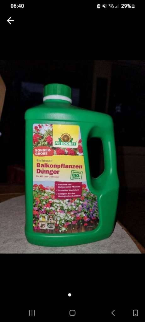 Dnger fr Balkonpflanzen 1L,  10,- (4701 Bad Schallerbach) - willhaben