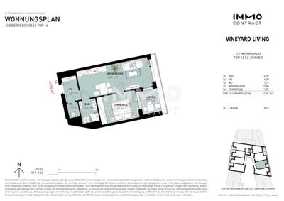 2-Zimmer-Wohnung kaufen in Wien – 44,94 m², € 319.500 – Bild 10 von 10