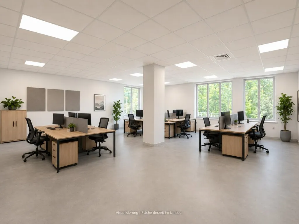 Neu errichtete, klimatisierte und individuell gestaltbare Bürofläche im Fritschpark - 219 m² im Zentrum von Wels - Ansicht 2