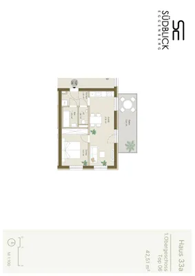 2-Zimmer-Wohnung kaufen in Graz – 42,51 m², € 240.641 – Bild 6 von 6