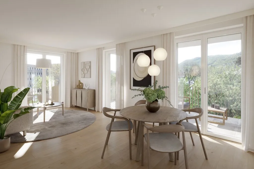 Neubau in Eggenberg - Stilvolle 42 m² Wohnung mit sonnigem Balkon | Baustart bereits erfolgt - Widok 2