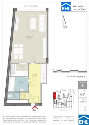 1-Zimmer-Wohnung kaufen in Wien – 41,42 m², € 480.000 – Bild 17 von 17