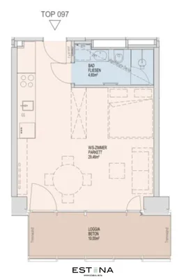 1-Zimmer-Wohnung mieten in Wien – 34,11 m², € 1.200 – Bild 17 von 17