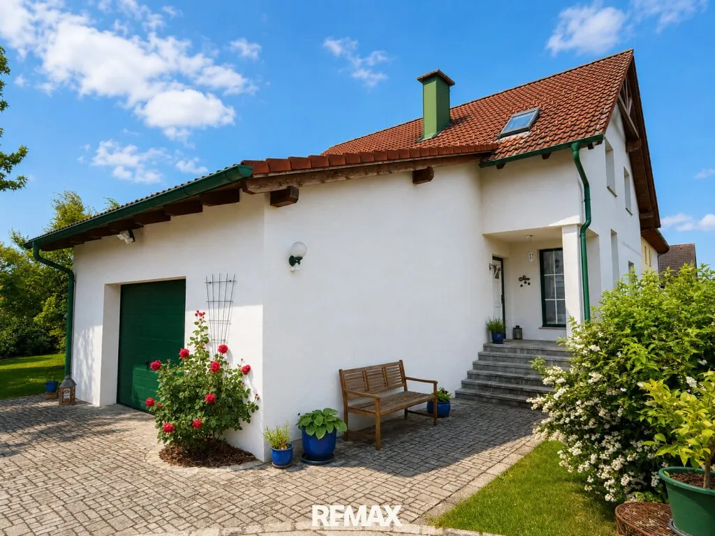 *** Ein Wohntraum mit Urlaubsgefühl: Traumhaft gepflegtes Einfamilienhaus mit Pool, Gartenidylle, Specksteinofen, Wasser-Wasserwärmepumpe mit Fußbodenheizung in Top-Lage *** - Ansicht 2