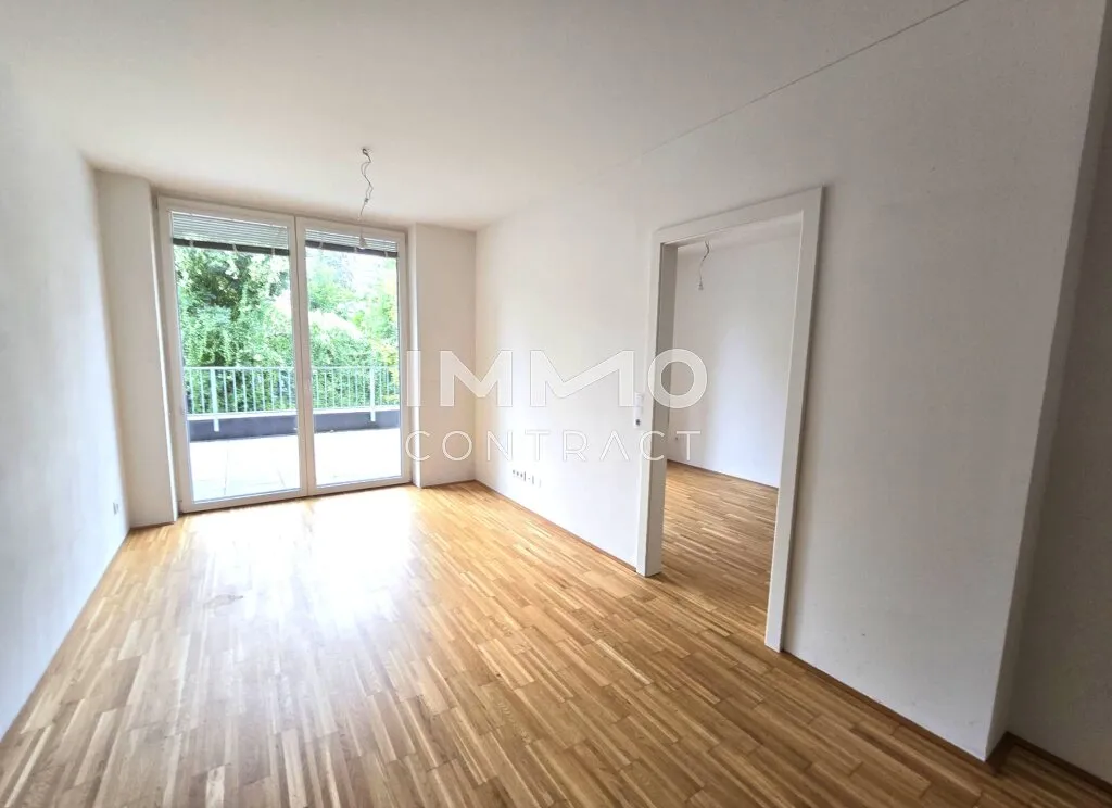 Geförderte 2 Zimmer Wohnung mit großer Terrasse und Eigengarten - Eggenberg/Baiernstraße 59 Top 03 - Widok 2