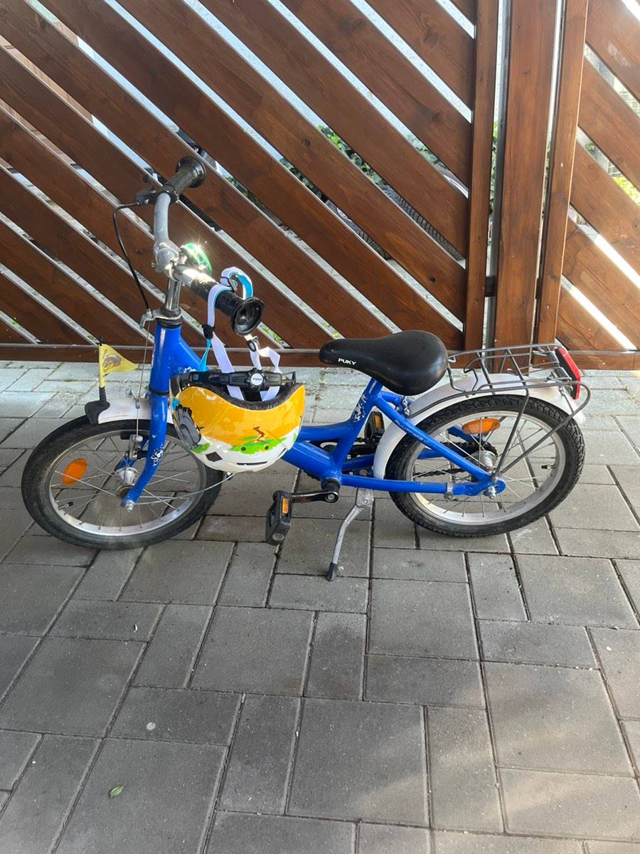 Puky Fahrrad 14 Zoll mit Helm,  15,- (5113 Sankt Georgen bei Salzburg) -  willhaben