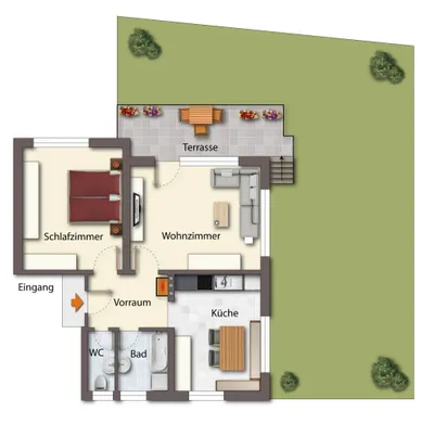 2-Zimmer-Immobilie kaufen in Innsbruck-Land – 62,4 m², € 370.000 – Bild 10 von 11