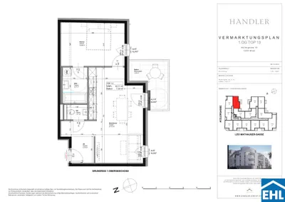 2-Zimmer-Wohnung mieten in Wien – 52,11 m², € 1.000 – Bild 8 von 8