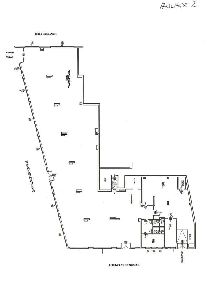 Geschäftslokal Nähe U4 Meidling 690 m², 1150 Wien - Ansicht 3