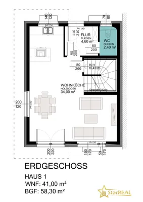5-Zimmer-Haus kaufen in Wien – 120 m², € 799.900 – Bild 19 von 23